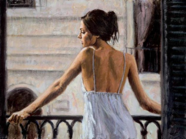 Balcony in Buenos Aires by Fabian Perez