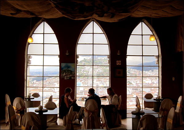 The Restaurant in La Basilica de Quito in Quito, Ecuador