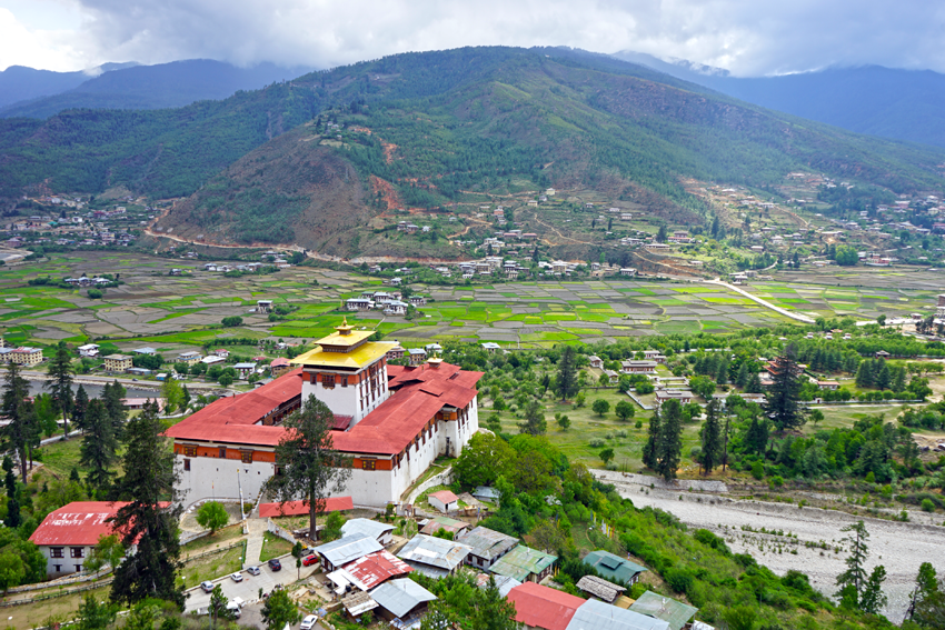 Rinpung Dzong in Paro Bhutan
