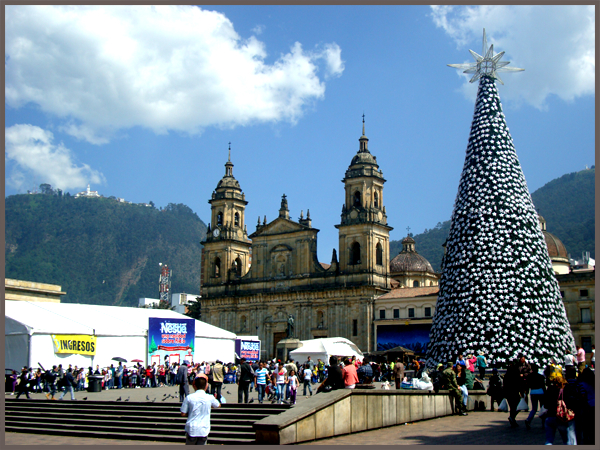 The Christmas Spirit in Bogota, Colombia