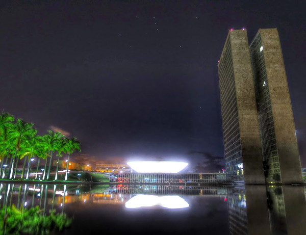 Brasilia - Congress at Night