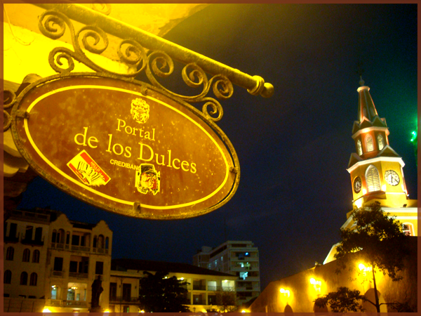 Portal de los dulces in Cartagena, Colombia