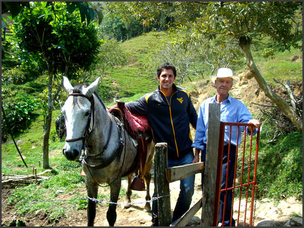 Grandpa & I in Cisneros, Antioquia, Colombia