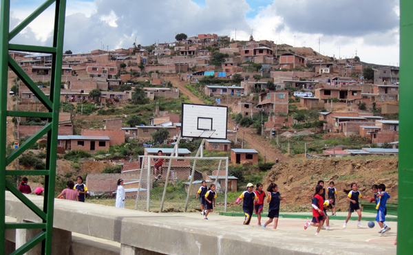 The village of Ushpa-Ushpa outside Cochabamba, Bolivia