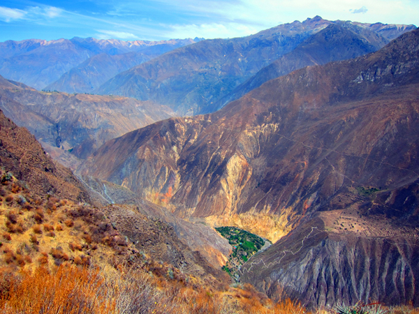 Colca Canyon View outside Arequipa Peru