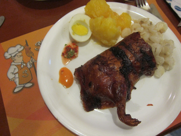 Eating Cuy in Cuenca Ecuador