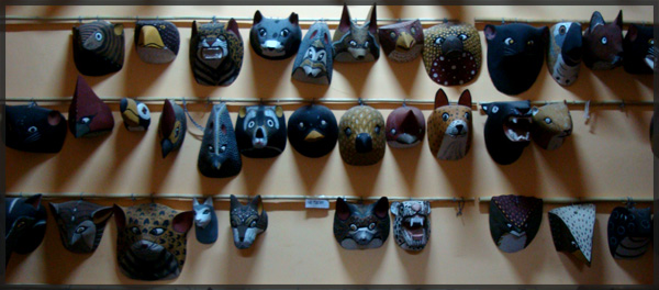 Masks in Humahuaca, Argentina