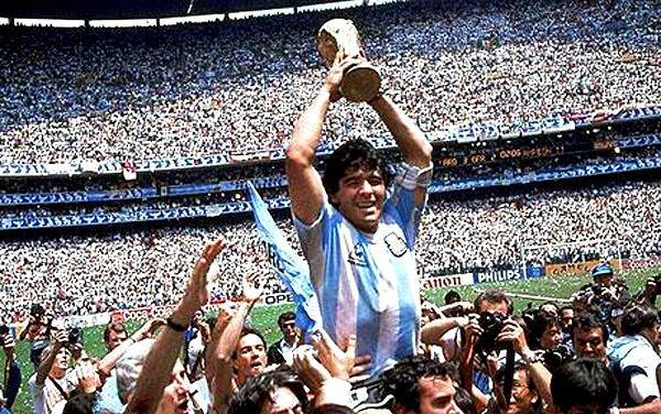 Diego Maradona Argentina World Cup Champion