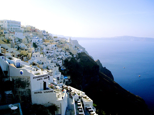 View of Santorini Greece