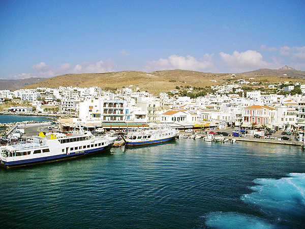 Docking in the Greek Islands