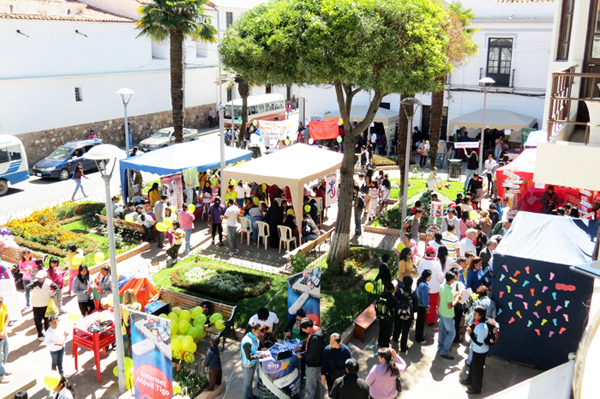 La Feria de La Lectura in Sucre Bolivia