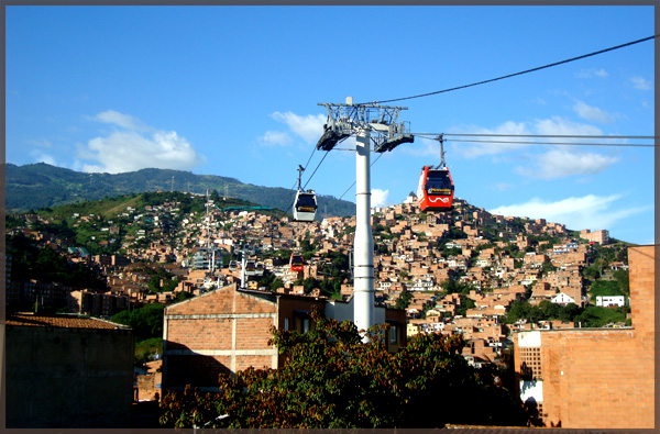 The Metro Cable in Medellin, Colombia