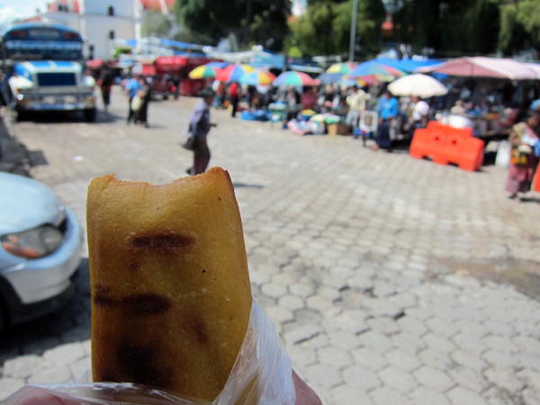 Guatemalan Food - Tamalito de Elote