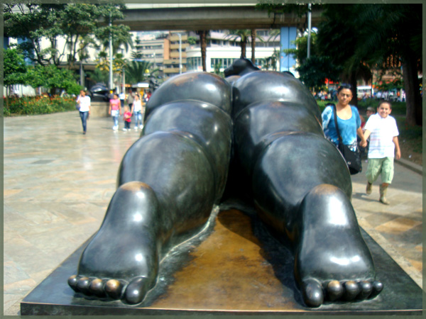 Botero Park in Medellin, Colombia