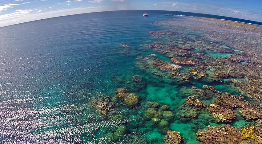 Great Barrier Reef Drone Shot