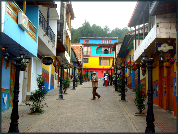 The Streets of Guatape, Colombia