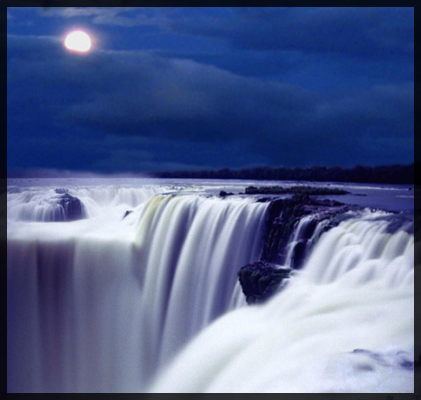 Full Moon Tour above Iguazu Falls, Argentina