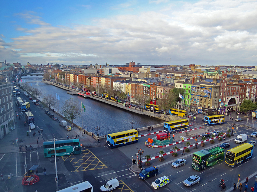 Ireland Road Trip - View of Dublin
