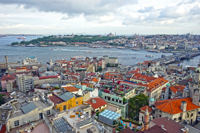 Galata Tower View - Istanbul Turkey