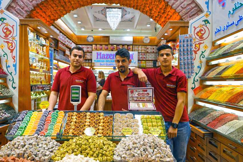 Spice Bazaar in Istanbul Turkey