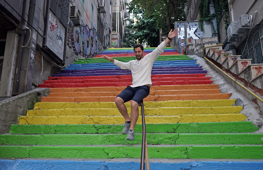 Istanbul Rainbow Steps