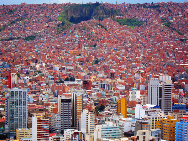 The Houses of La Paz, Bolivia