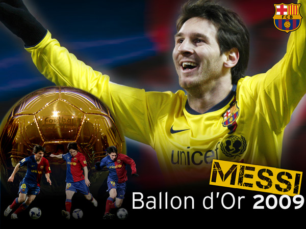 Argentine Futbol Player Lionel Messi Wins Ballon d'Or Award