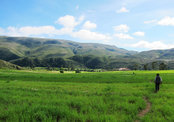 The beautiful countryside of Morado K'asa outside Sucre, Bolivia