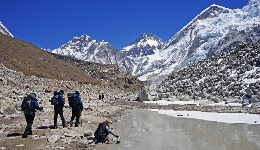 Hiking to Base Camp - Mt Everest