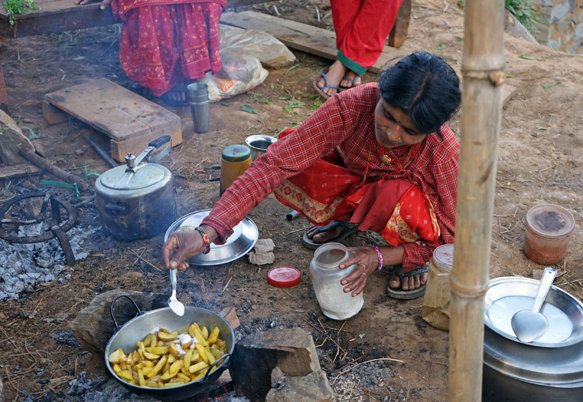 Nepal Earthquake Relief - Cooking