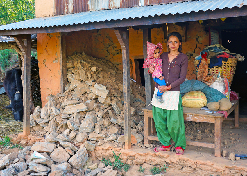 Nepal Earthquake Relief - Singe Mother