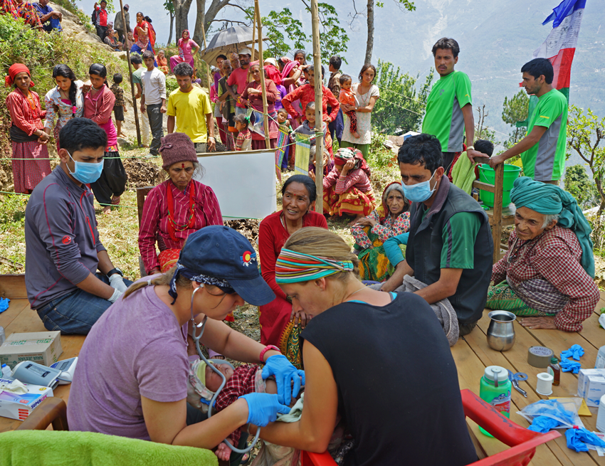 Nepal Earthquake Relief - Medical Tent Day Two