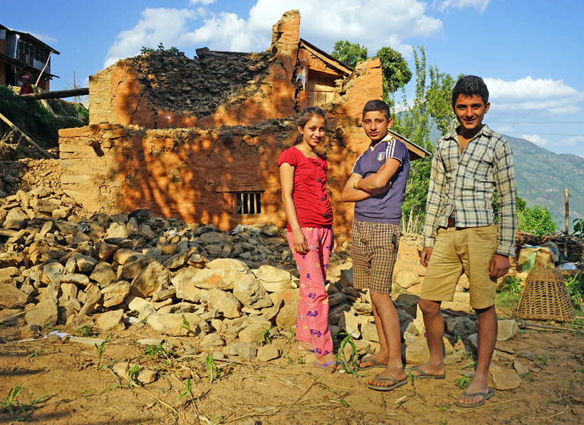 Nepal Earthquake Relief - Siblings