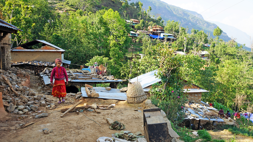Nepal Earthquake Relief - The Village of Gogane