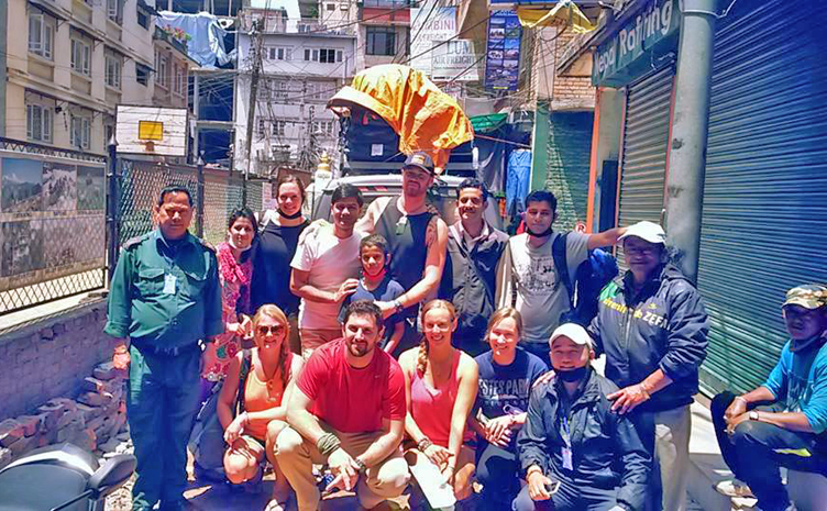Nepal Earthquake Active Hearts Team