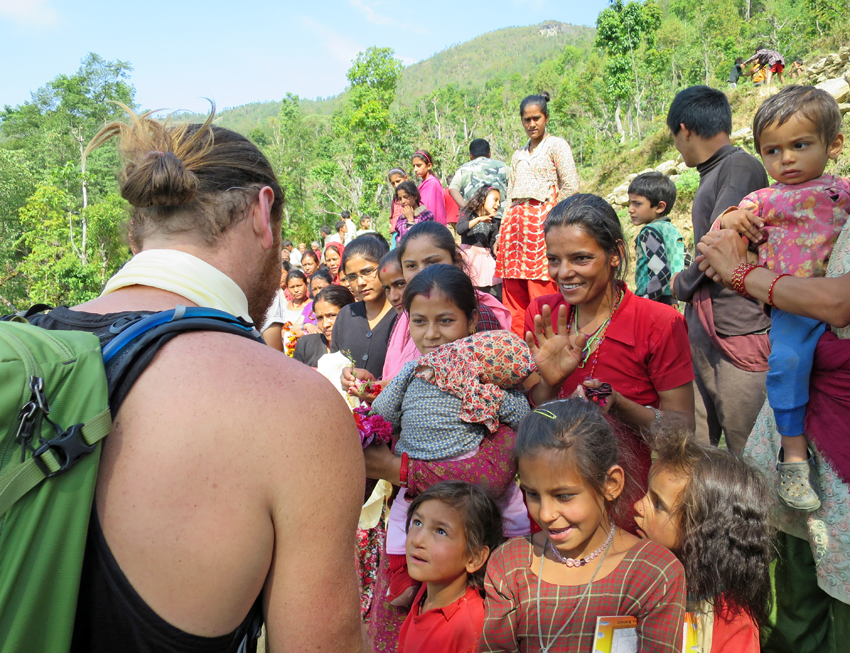 Nepal Earthquake Relief - Dan Saying Goodbye