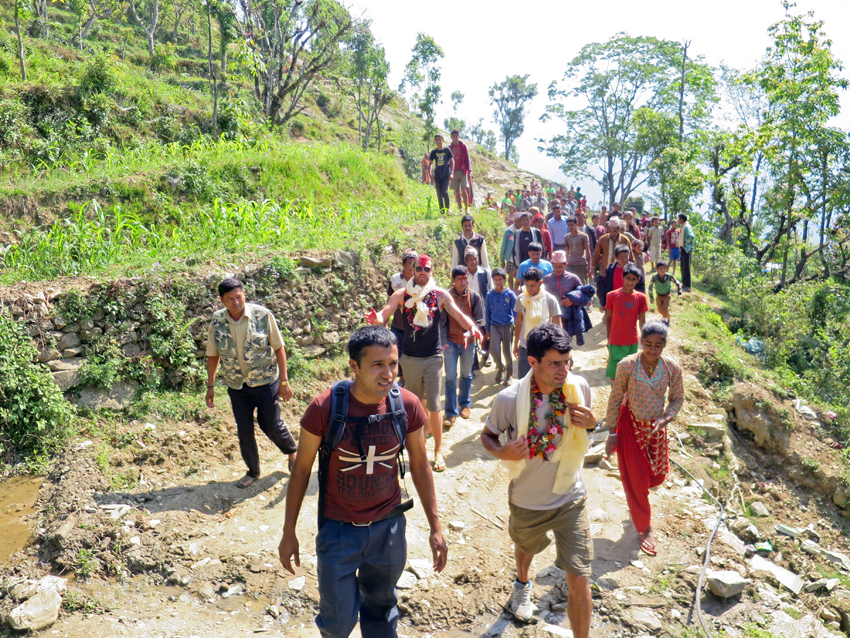 Nepal Earthquake Relief - Leaving the Village