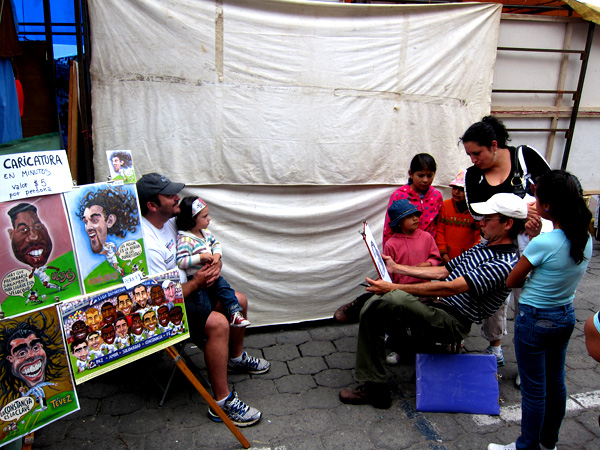 Otavalo Market in Otavalo Ecuador - Characters