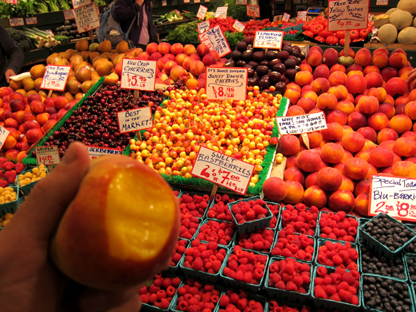 Fresh Fruit at the Pike Place Market in Seattle 