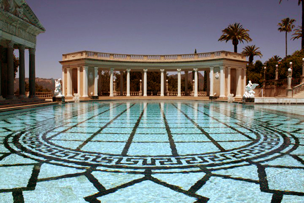 Pacific Coast Highway Road Trip - Pool at Hearst Castle 