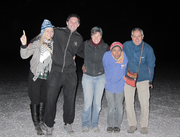 Before Sunrise on the World's Largest Salt Flats in Salar de Uyuni Bolivia
