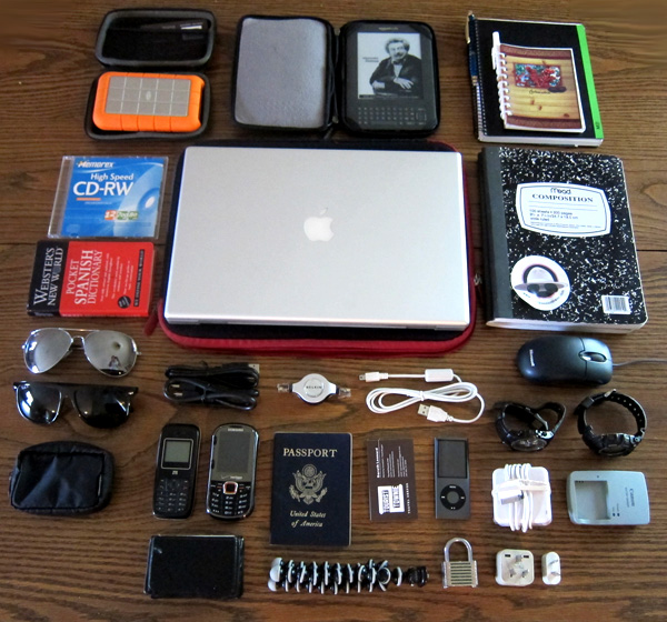 My Long-Term Travel Packing List - Electronics and Extras