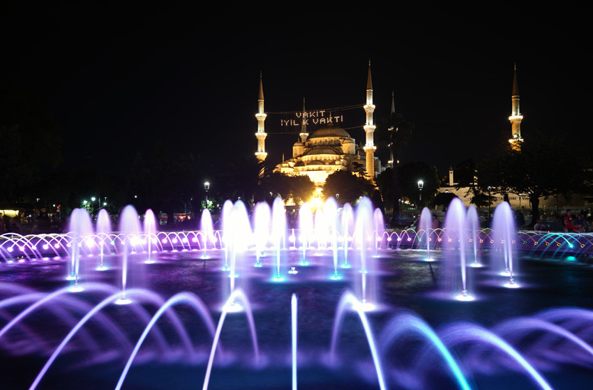 The Blue Mosque in Istanbul Turkey