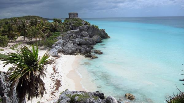 The Beautiful Beaches and Tulum Ruins in Tulum, Mexico