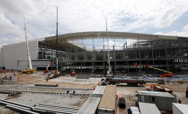 Unfinished World Cup Stadiums in Brazil 2014