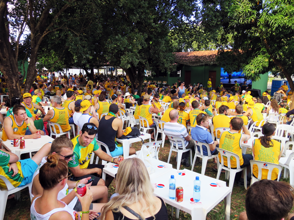 World Cup 2014 in Brazil - Australia Fanatics in Cuiaba