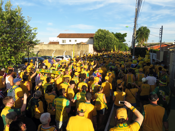 World Cup 2014 in Brazil - Australia Fanatics in Cuiaba