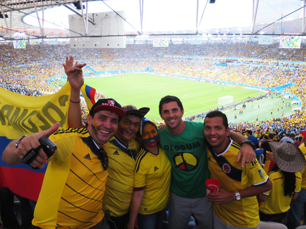 Brazil World Cup 2014 - Colombia vs Uruguay at Maracana Stadium Rio de Janeiro