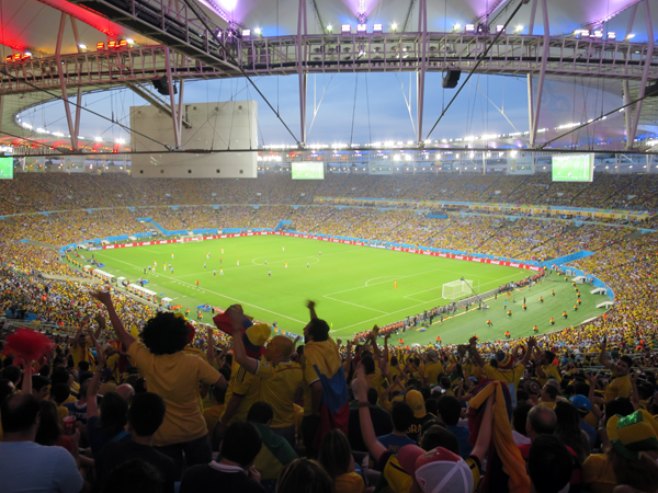 Brazil World Cup 2014 - Colombia vs Uruguay at Maracana Stadium Rio de Janeiro