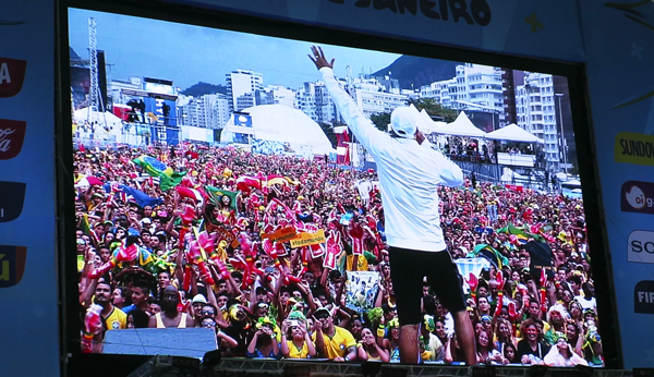 Brazil World Cup 2014 - Brazil vs Germany - Fan Fest Copacabana - Brazil vs Germany